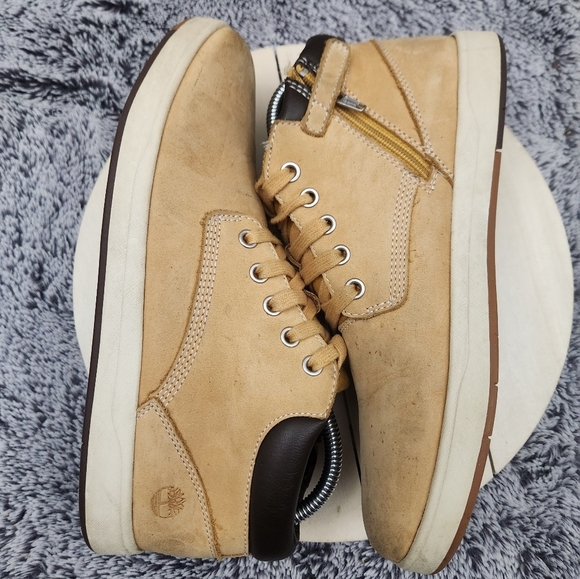 Timberland Boys' Davis Square Zip Chukka Boots Size 7 - Picture 5 of 9